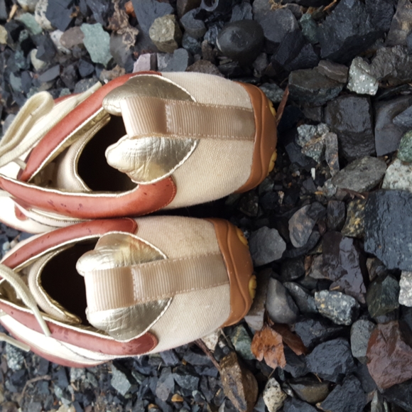 Cole Haan Cream and Brown Sneakers - Picture 5 of 6